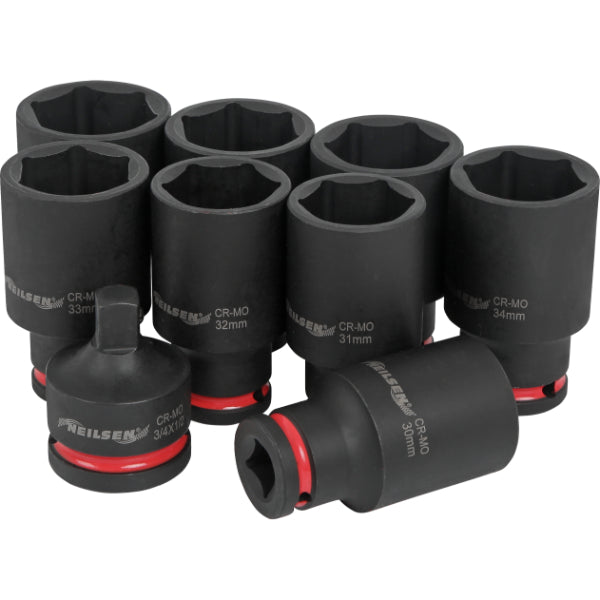 CT7111 - 9pc Jumbo Deep Impact socket Set 1/2"DR