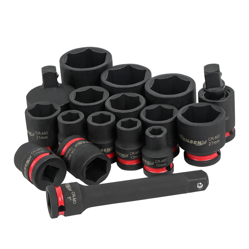 CT7114 - 17pc Impact Socket Set 1/2"DR 10-34mm