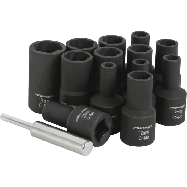 CT7120 - 14pc Bolt Nut Screws Extractor Socket Set