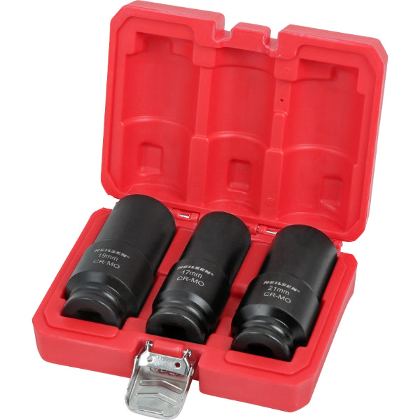 CT7122 - 3pc 1/2 Inch Square Drive Weighted Impact Socket Set — Neilsen ...
