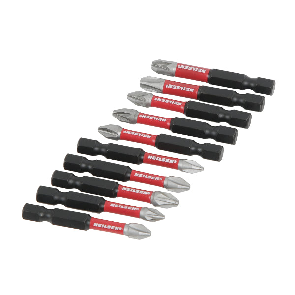 CT7129 - 10pc Impact Screwdriver Bit Set 50mm