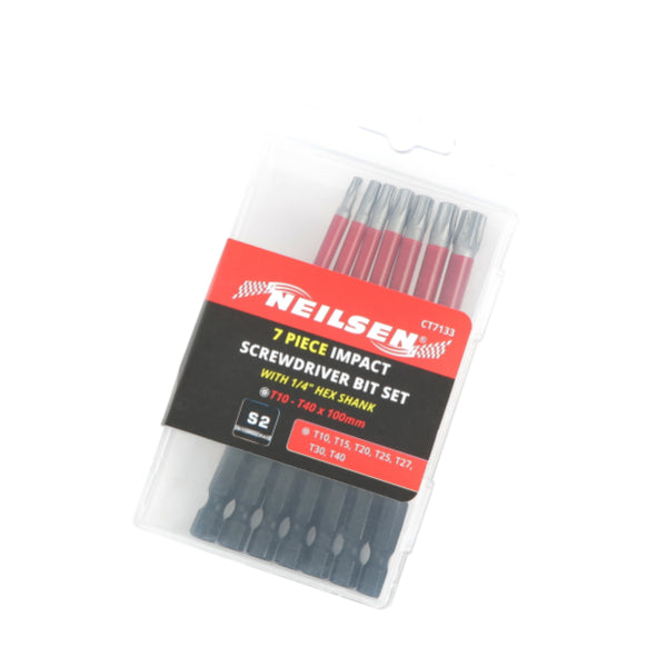 CT7133 - 7pc Impact Screwdriver Bit Set