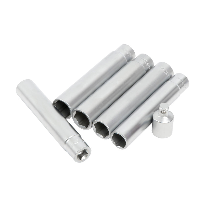 CT7136 - 6pc 3/8 Inch Dr Extra Deep Socket Set 15 - 19mm