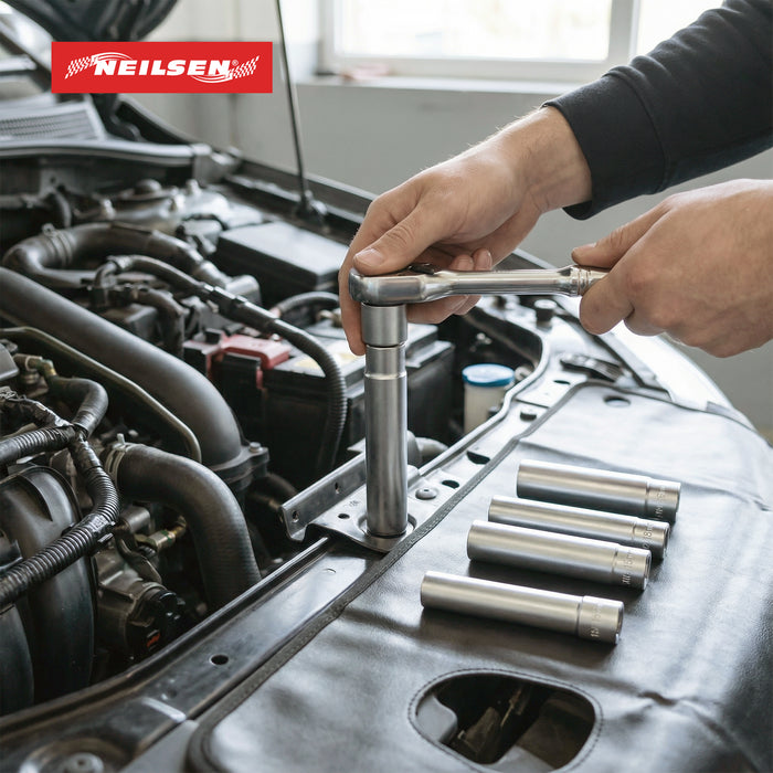 CT7137 - 14pc 3/8 Inch Dr Extra Deep Socket Set  8-19mm