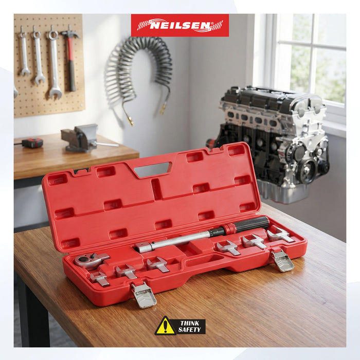 CT7146 - 8pc 3/8 Drive  Interchangeable Torque Wrench Set