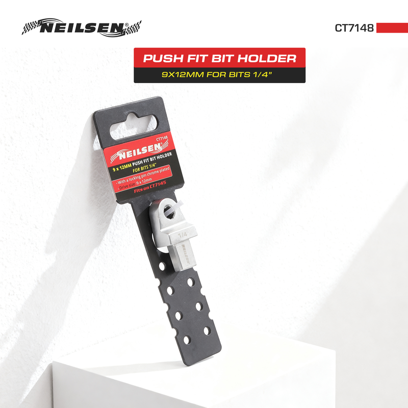 CT7148 - Push Fit Bit Holder 1/4 Inch 9 x 12mm