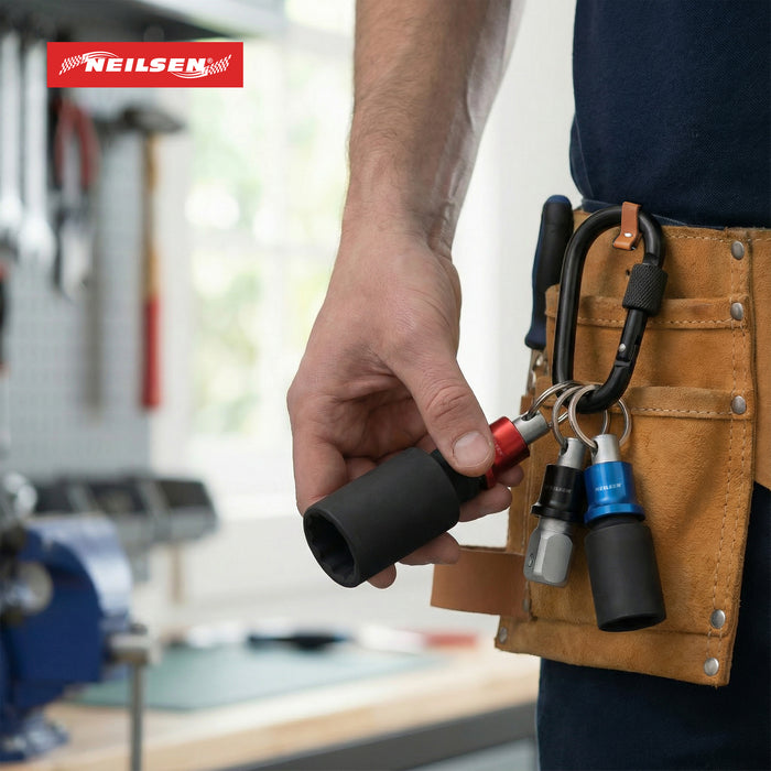 CT7153 - 1/2 Inch Socket Holder With Heavy Duty Carabiner