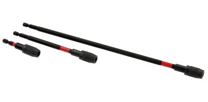 CT7154 - 3pc 1/4 Inch Quick Release Magnetic Drill Bit Holder Extension Bar