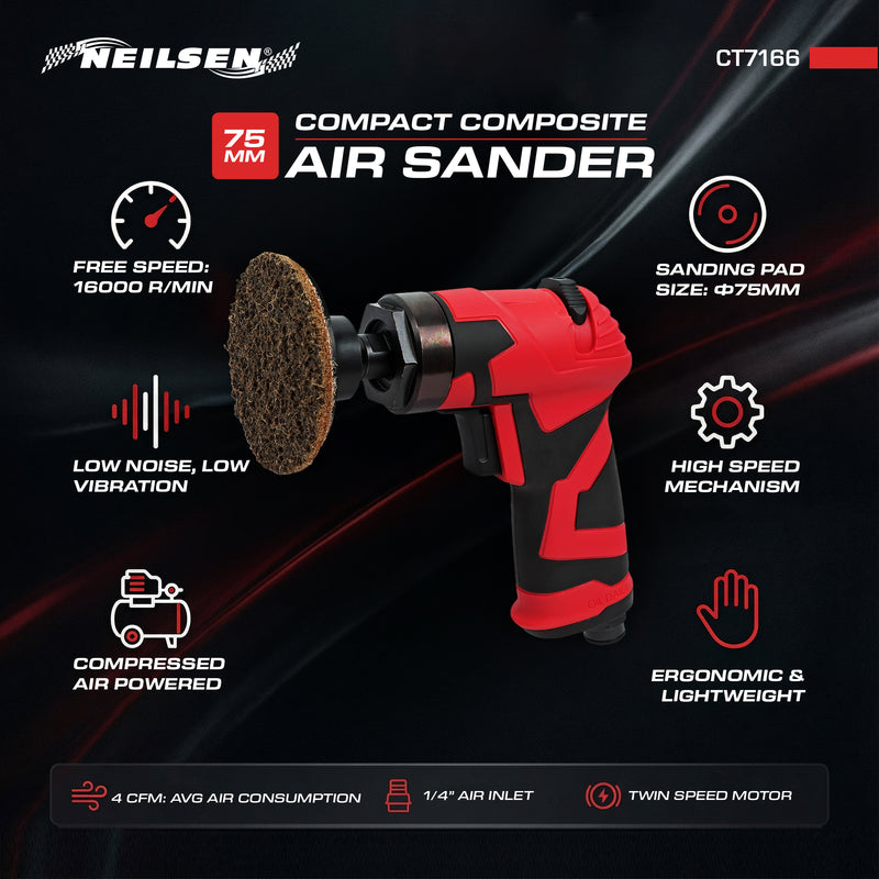 CT7166 - Compact Composite Air Sander 75mm