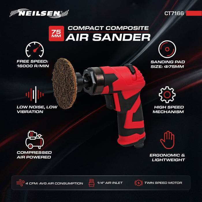 CT7166 - Compact Composite Air Sander 75mm