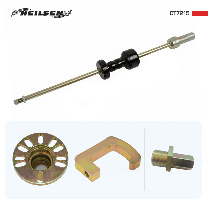 CT7215 - Heavy Duty Slide Hammer Hub Puller Set With G Hook & Adaptor