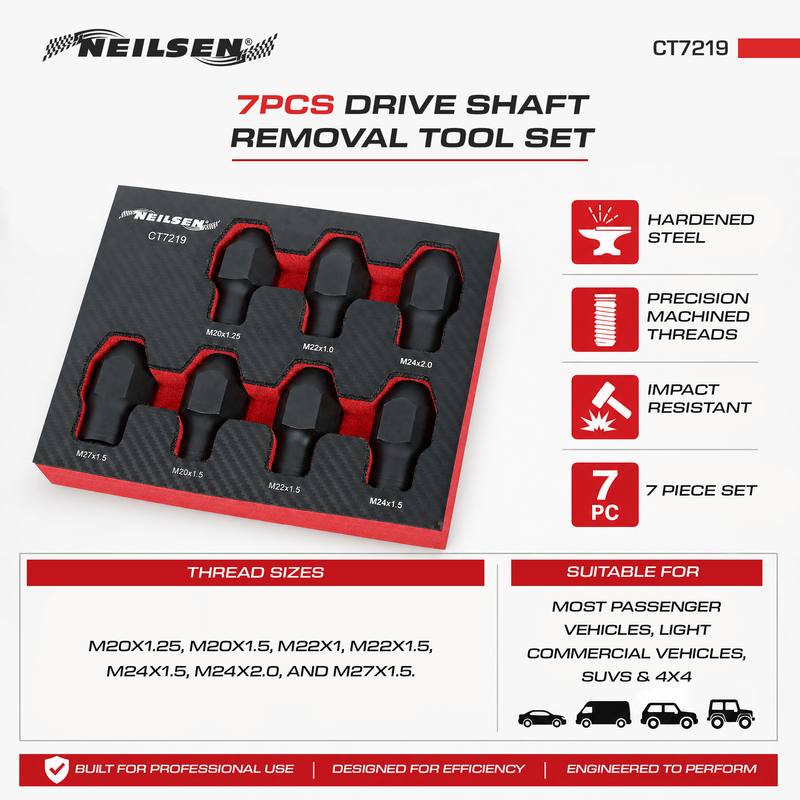 CT7219 - 7pc Drive Shaft Removal Tool Set