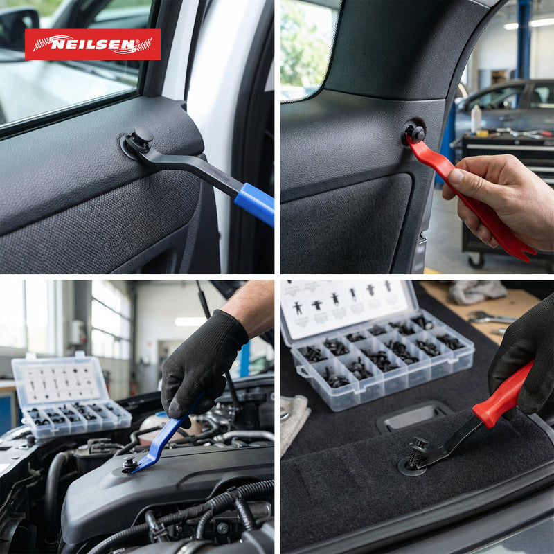 CT7222 - 240pc Universal Vehicle Trim Clips & Fastener