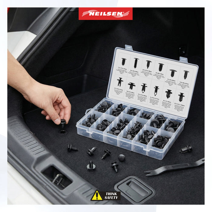 CT7222 - 240pc Universal Vehicle Trim Clips & Fastener