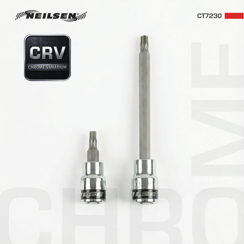 CT7230 - 17pc T50 Star Bit Set 3/8 Inch Dr