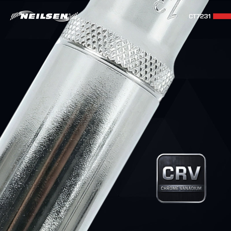 CT7231 - 16pc Short & Deep 1/4 Inch Dr 8mm ,10mm,12mm,13mm 6PT Socket Set