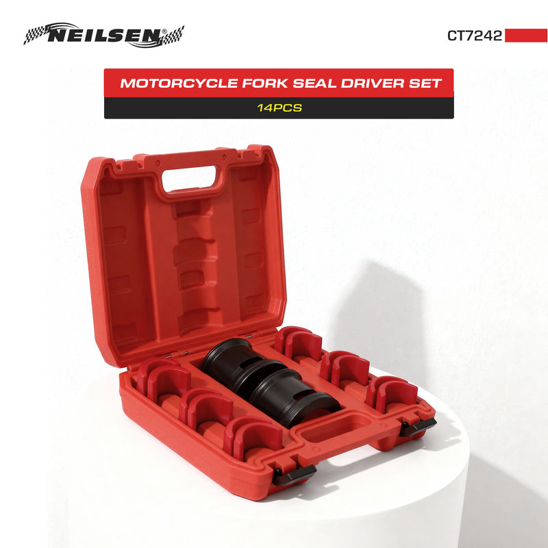CT7242 - 14pc Motorcycle Fork Seal Driver Set