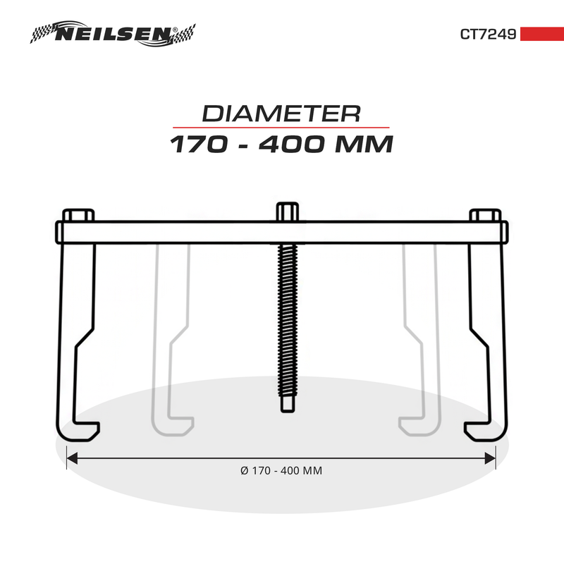 CT7249 - Brake Disc Puller Ø 170 - 400 mm