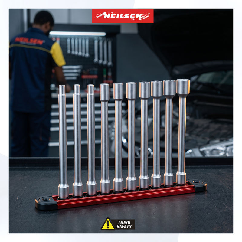 CT7250 - 10pc Extra Long E Type Socket Set 3/8" DR E6 - E20