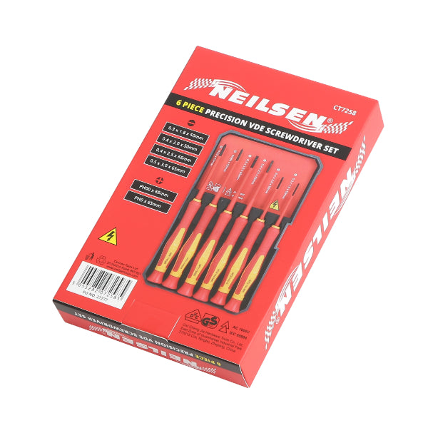CT7258 - 6pc Precision VDE Screwdriver Set