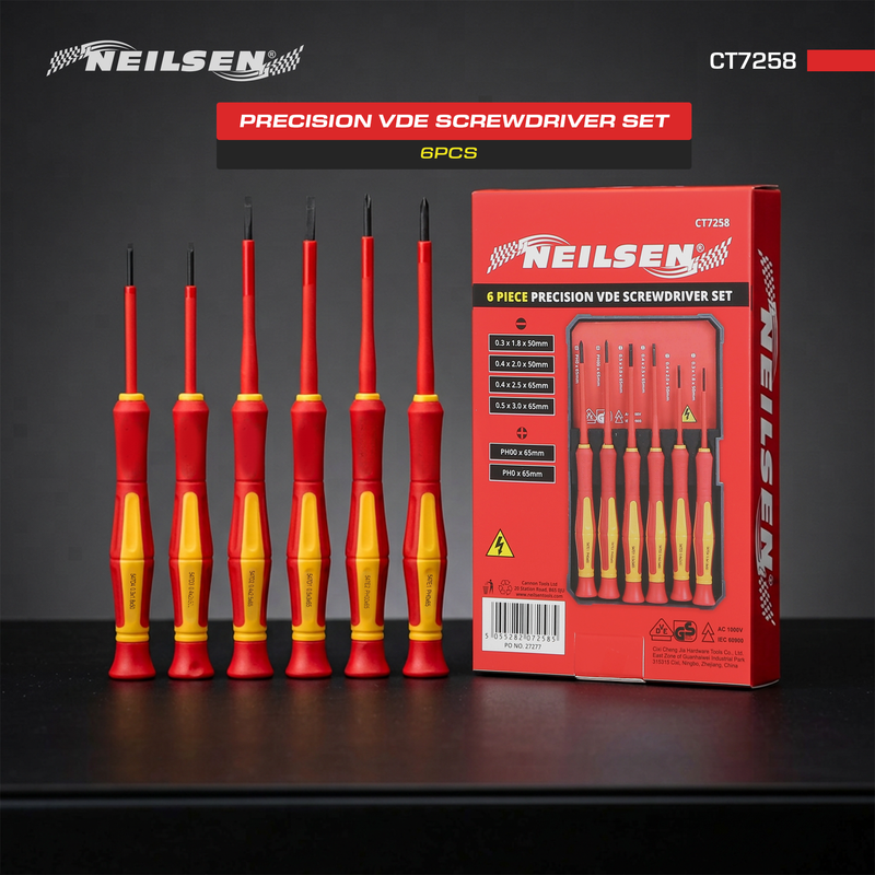 CT7258 - 6pc Precision VDE Screwdriver Set