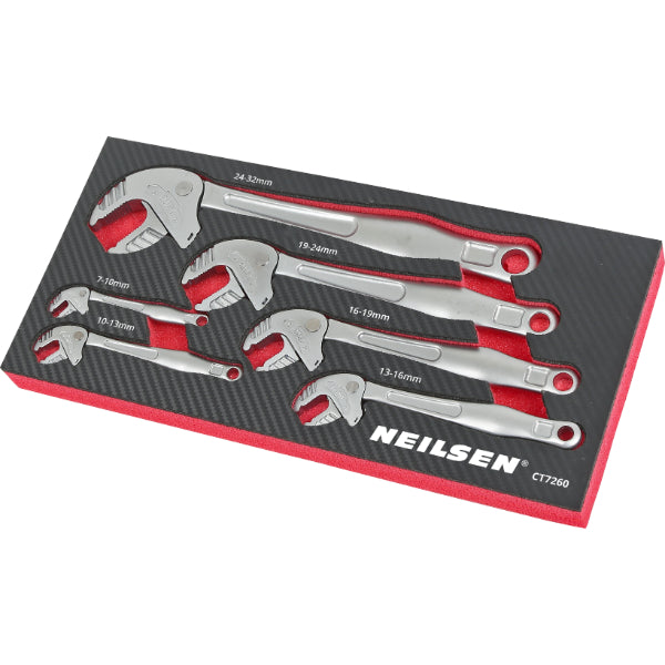 CT7260 - 6pc Clamp Ratchet Wrench Set