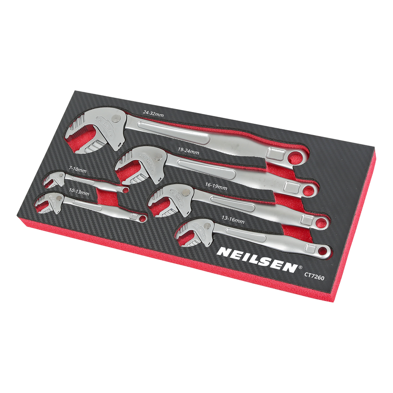 CT7260 - 6pc Clamp Ratchet Wrench Set