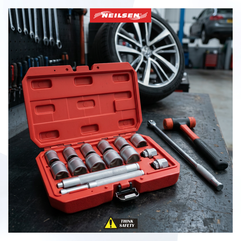 CT7263 - 15pcs Locking Wheel Nut Removal Kit