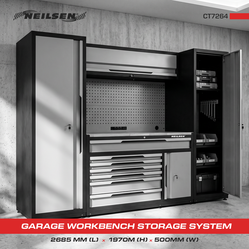 CT7264 - Garage Workbench Storage System ToolBox
