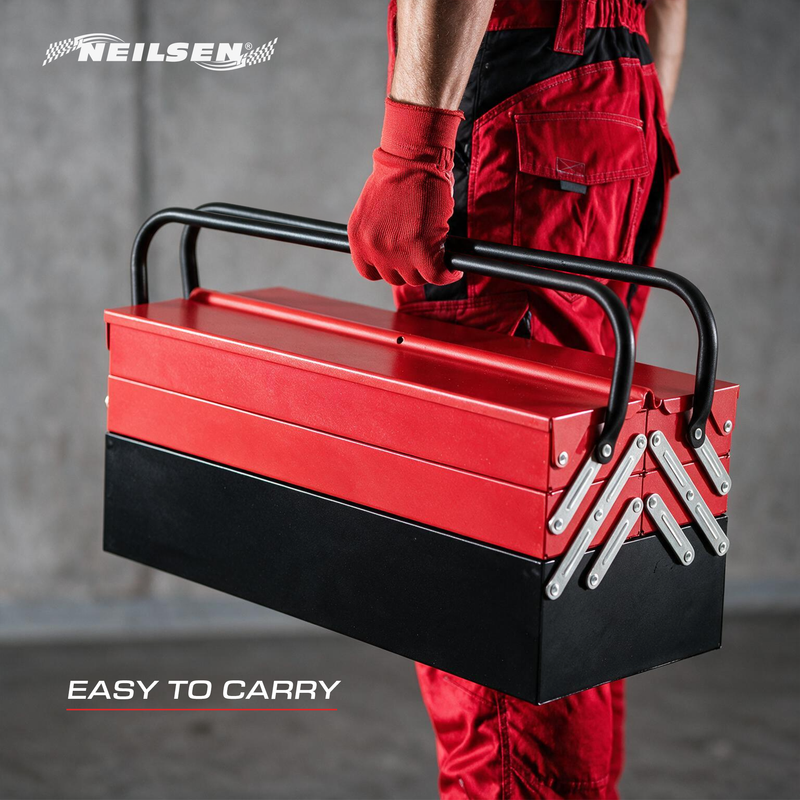 CT7265 - Metal Toolbox With 86pc Tool Assortment