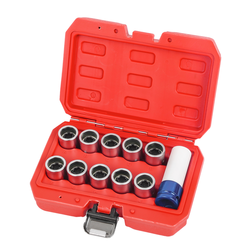 CT7270 - 10pc Wheel Locking Nut Key Set Toyota