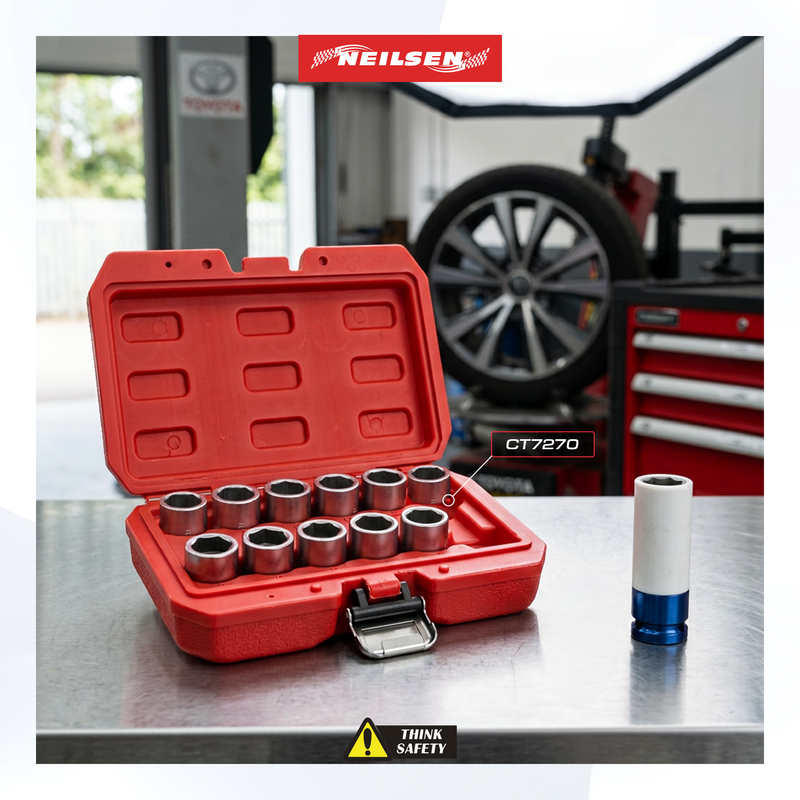 CT7270 - 10pc Wheel Locking Nut Key Set Toyota