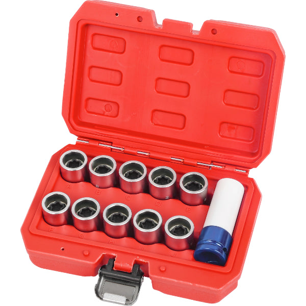 CT7270 - 10pc Wheel Locking Nut Key Set Toyota