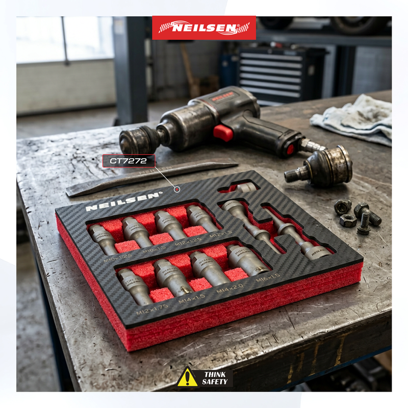CT7272 - 11pc Ball Joint Separator & Pneumatic Impact Set