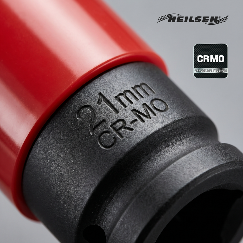 CT7275 - 3pc Extra Deep Protective Impact Socket 17,19,21mm Length: 150mm