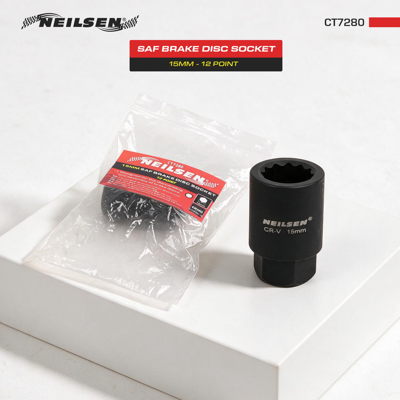 CT7280 - 15mm SAF Brake Disc Socket 12 point