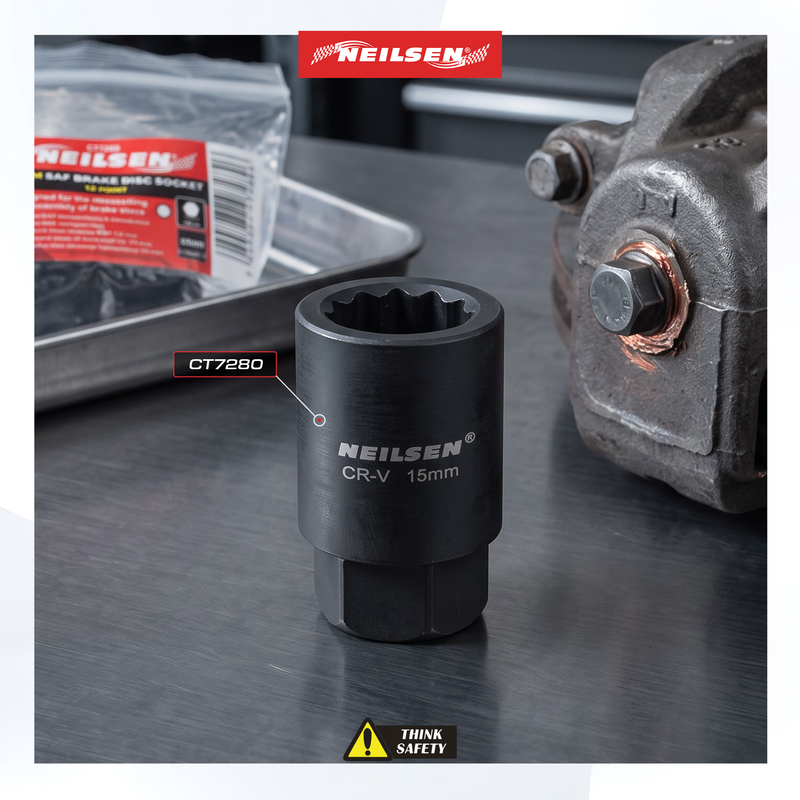 CT7280 - 15mm SAF Brake Disc Socket 12 point