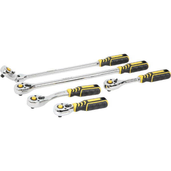 CT7292 - 5pcs 1/4"Sq Drive Reversible Ratchet Set 90T