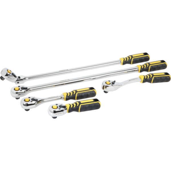 CT7293 - 5pcs 3/8"Sq Drive Reversible Ratchet Set 90T