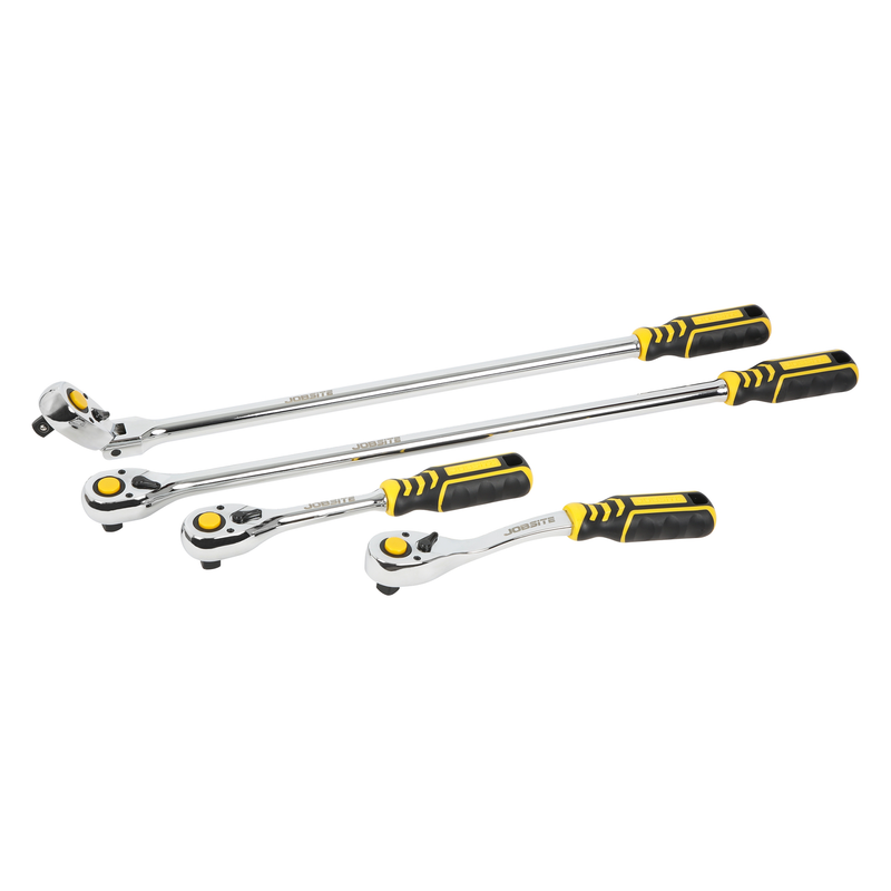 CT7294 - 4pcs 1/2"Sq Drive Reversible Ratchet Set 90T