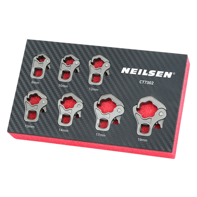 CT7302 - 7pc Ratchet Flare Nut Wrench Set