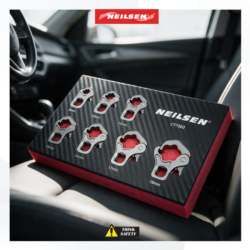 CT7302 - 7pc Ratchet Flare Nut Wrench Set
