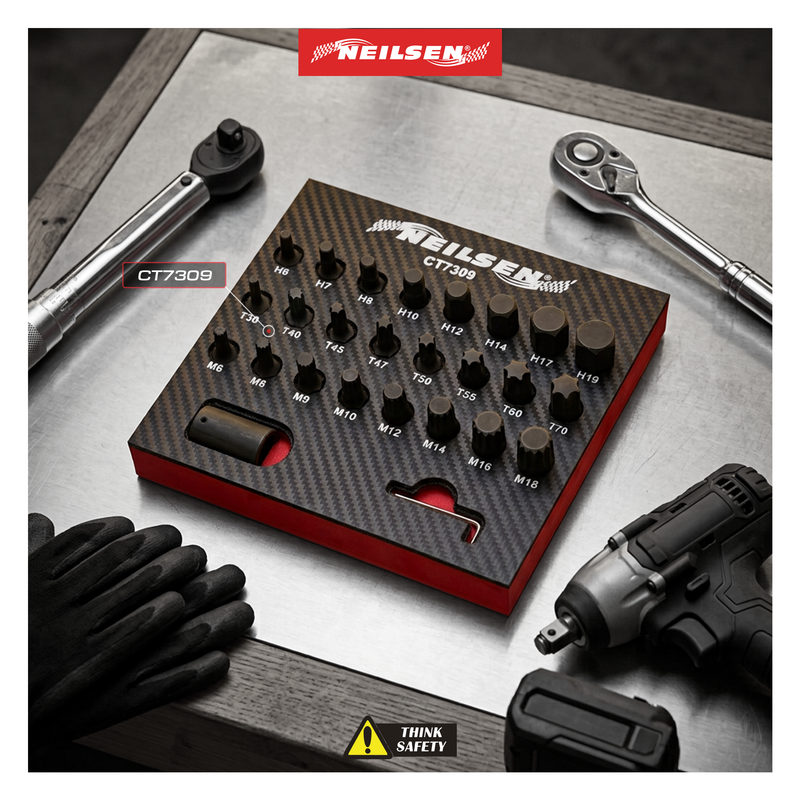 CT7309 - 26pc Interchangeable Impact Bit Set 1/2Inch Drive