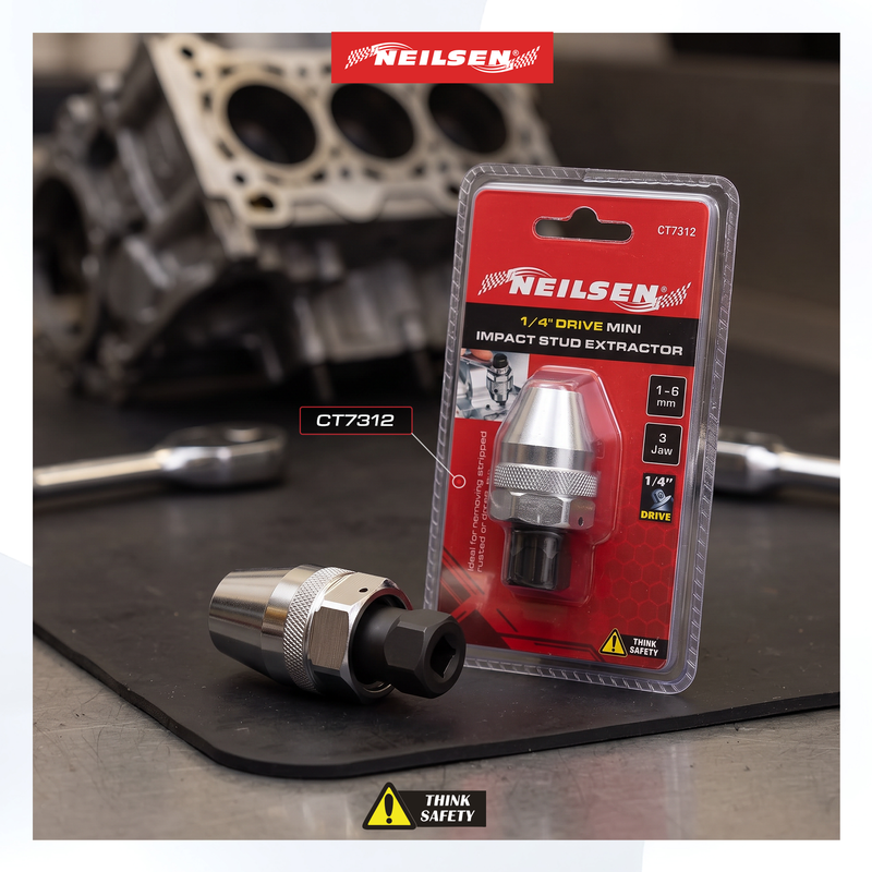 CT7312 - Mini Impact Stud Extractor 1/4"Drive