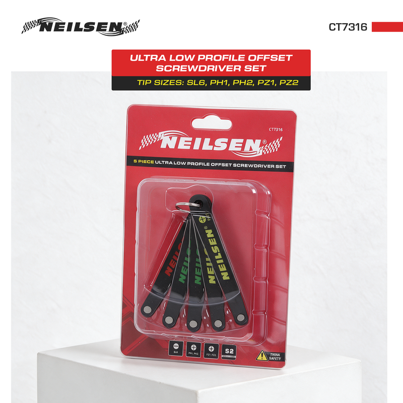CT7316 - 5pc Ultra Low Profile Offset Screwdriver Set