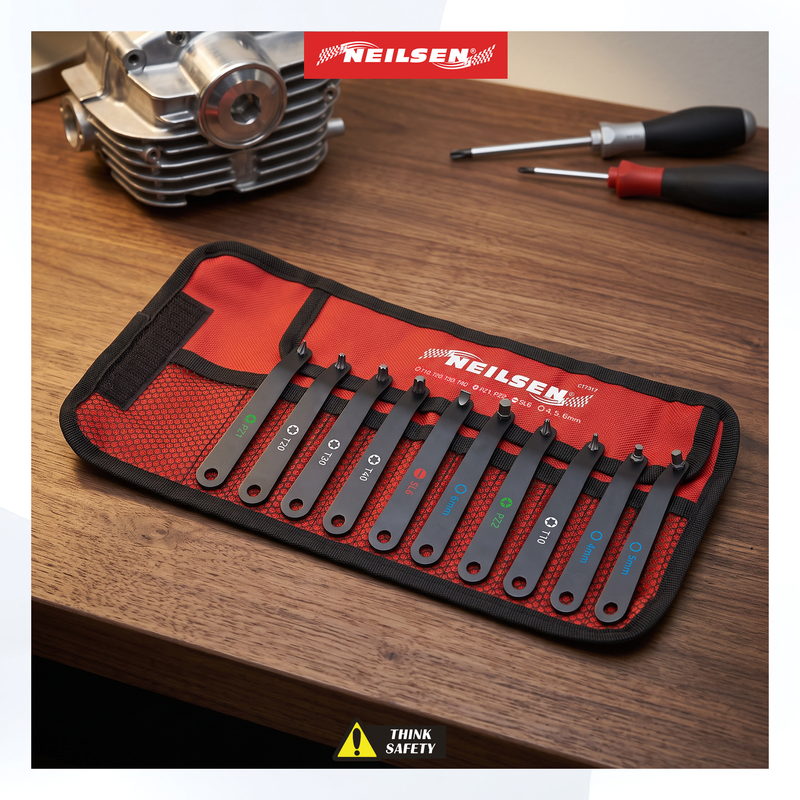 CT7317 - 10pc Ultra Low Profile Offset Screwdriver Set