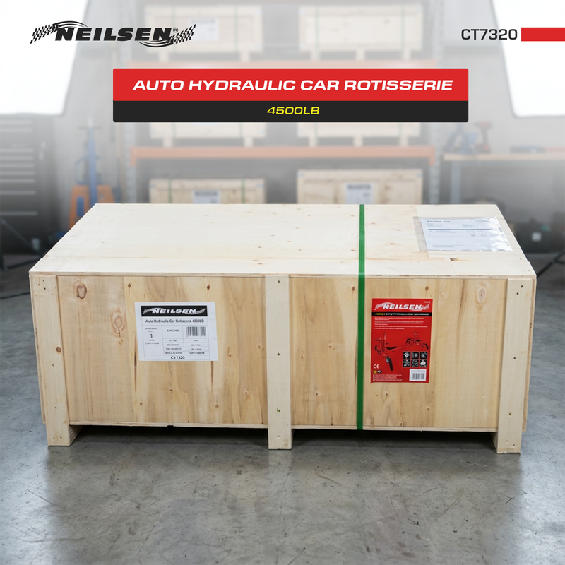 CT7320 - 4500LB Auto Hydraulic Car Rotisserie