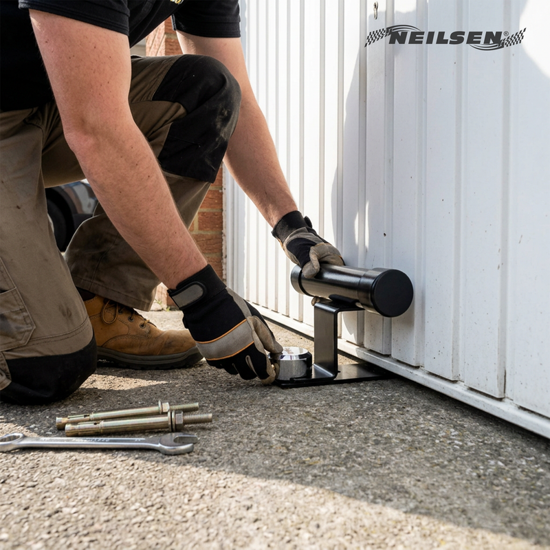 CT7326 - Heavy Duty Garage Door Protector With Padlock