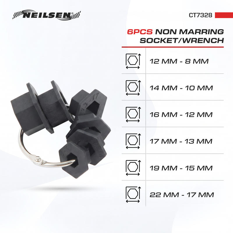 CT7328 - 6pcs Non Marring Socket/Wrench Insert Set