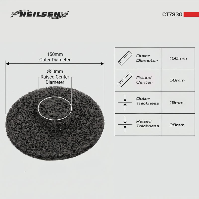 CT7330 - Replacement Inner Wheel Cleaner Abrasive Pad For CT6185